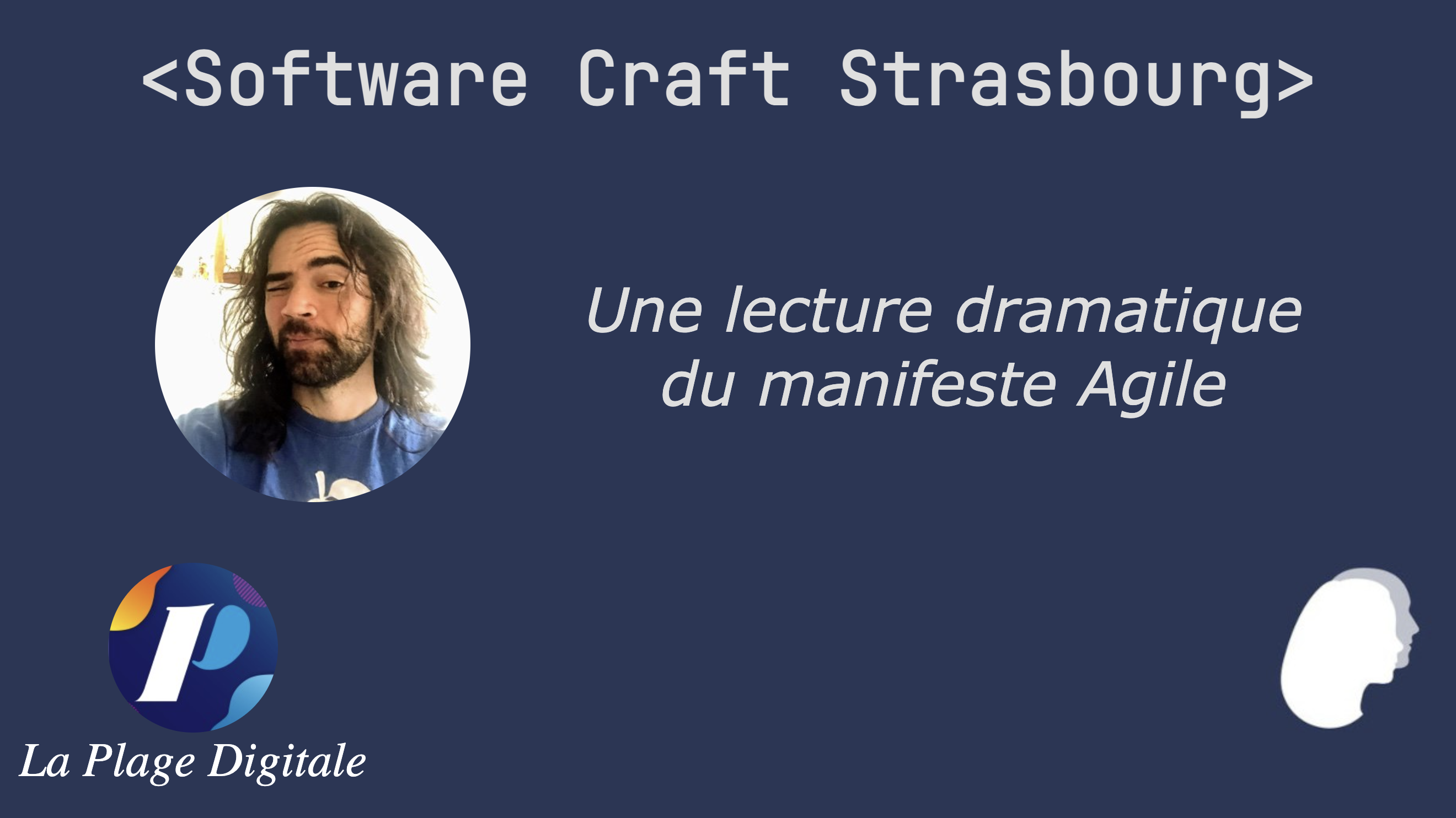 Lecture dramatique du manifeste Agile. Présenté par Romeu Moura. La Plage Digitale.